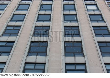 Window Of Old Built Historical Building. Istanbul / Turkey
