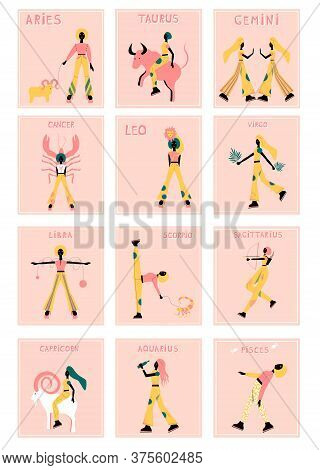 Zodiac Signs - Aries, Tautus, Gemini, Cancer,leo, Virgo,libra, Sagittarius, Capricorn, Aquarius, Pis