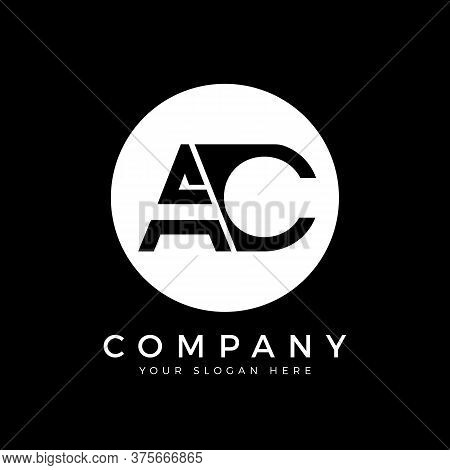Ac Logo Design Business Typography Vector Template. Creative Linked Letter Ac Logo Template. Ac Font