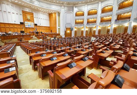 Bucharest, Romania - July 09, 2020: The Quarantine And Isolation Law In Case Of Epidemic Or Biologic