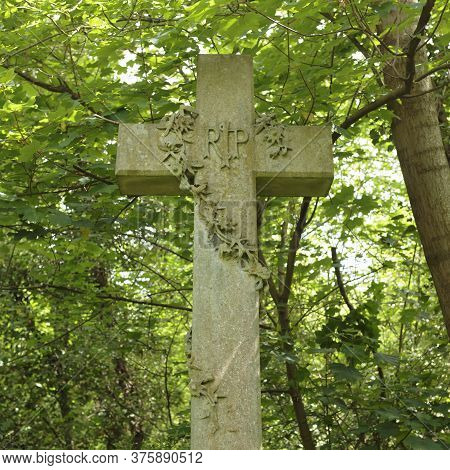 A Gravestone In Nunhead Cemetery, Also Known As All Saints' Cemetery, London, England