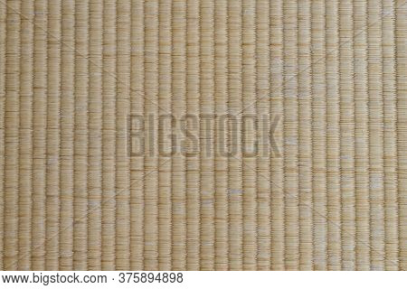 Close-up Tatami Mat - Japanese Traditional. Texture And Background Material For Design