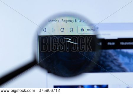 Moscow, Russia - 1 June 2020: Regency Enterprises Website With Logo , Illustrative Editorial