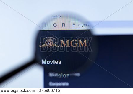 Moscow, Russia - 1 June 2020: Mgm Metro-goldwyn-mayer Pictures Website With Logo , Illustrative Edit