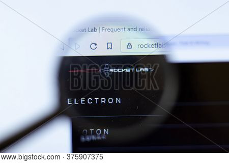 Moscow, Russia - 1 June 2020: Rocket Lab Website With Logo , Illustrative Editorial