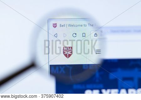 Moscow, Russia - 1 June 2020: Bell Corporation Website With Logo , Illustrative Editorial