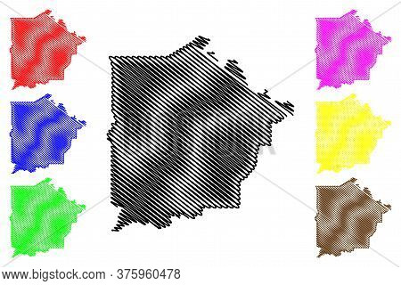 Talbot County, Georgia (u.s. County, United States Of America, Usa, U.s., Us) Map Vector Illustratio