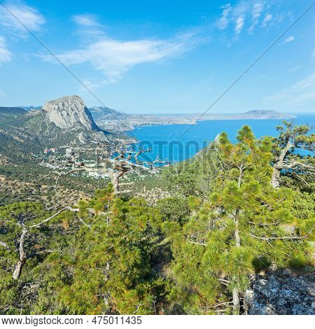 Coastline Of  Novyj Svit  Reserve Summer View (crimea, Ukraine)