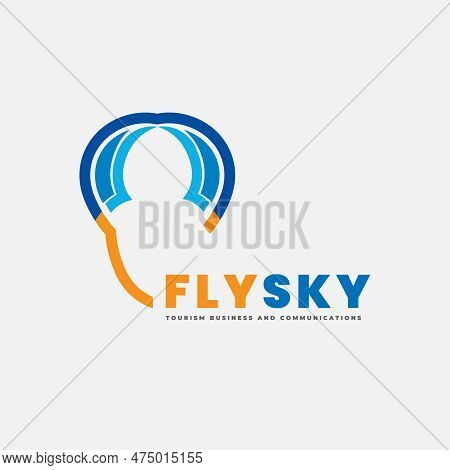 Logo Is Perfect For Tourism Business, Travel Agency And For Native Skyline Communications Company.