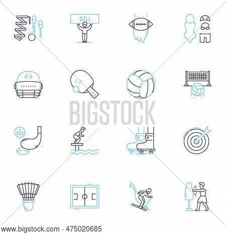 Treatment Linear Icons Set. Therapy, Medication, Healing, Cure, Recovery, Rehabilitation, Interventi