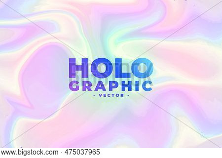 Abstract Iridescent Holographic Gradient Mesh Background Vector