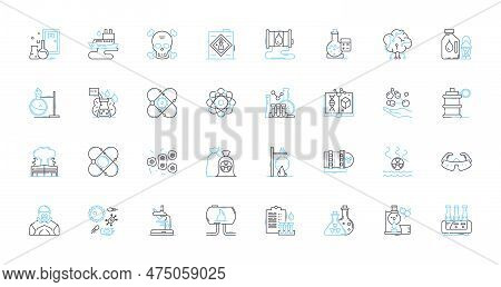 Behavioral Science Linear Icons Set. Psychology, Sociology, Neuroscience, Anthropology, Cognition, P