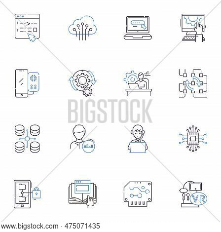 Listening Hearing Line Icons Collection. Ears, Sounds, Perception, Acoustics, Listening, Auditory, S