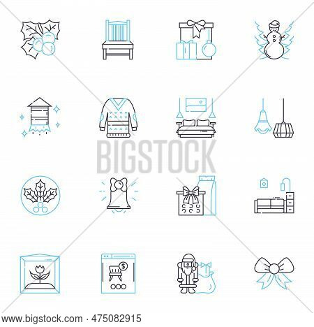 Adornments Linear Icons Set. Jewelry, Accessories, Ornaments, Baubles, Embellishments, Trinkets, Dec