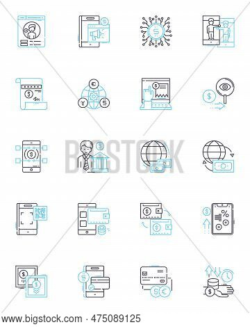 Motivation And Inspiration Linear Icons Set. Drive, Passion, Conviction, Determination, Ambition, In