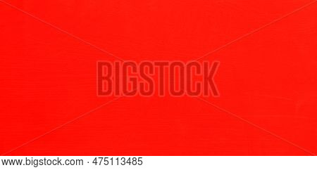 Red Wall, Texture, Background. The Wooden Wall, Painted With Enamel Paint. Flat Surface In Reddish C