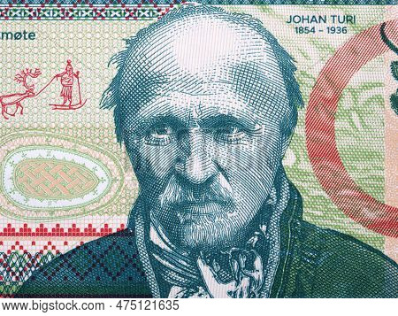 Johan Turi A Portrait From Norwegian Money - Kroner