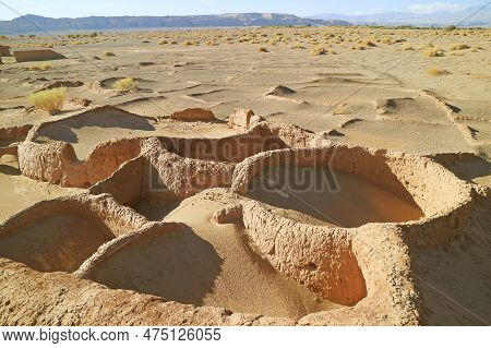 Archaeological Site Of Aldea De Tulor Village Complex, Located Near The Town Of San Pedro Atacama, N