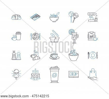Health Fitness Line Icons Collection. Exercise, Wellness, Nutrition, Strength, Cardio, Flexibility, 
