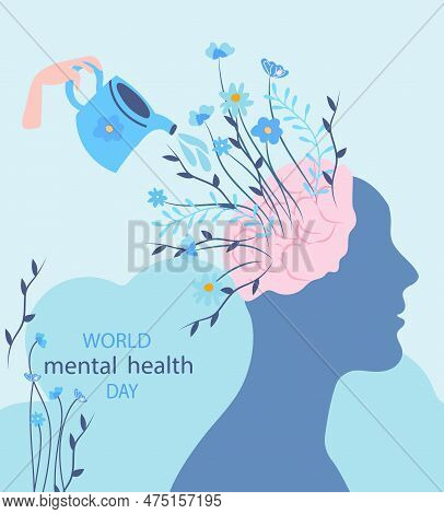 World Mental Health Day, A Day Dedicated To Raising Awareness About Mental Health Issues. Mental Ill