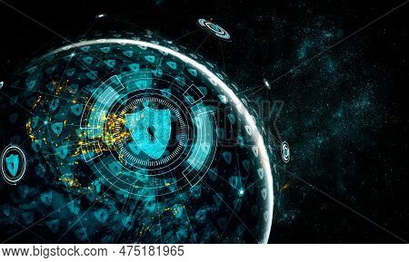 Cyber Security Technology And Online Data Protection In Innovative Perception . Concept Of Technolog