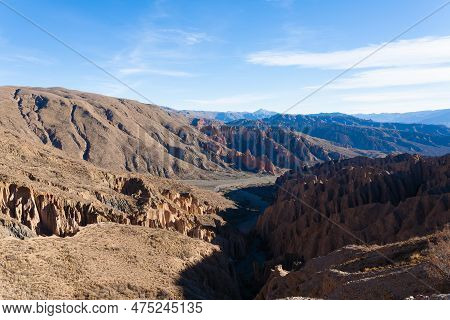 Bolivian Canyon Near Tupiza,bolivia.quebrada De Palala.rock Formations