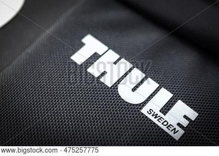 Close-up On The Thule Logo On A Branded Products
