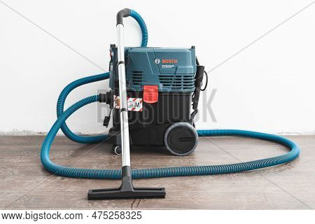 Bosch Industrial Vacuum Cleaner At A Construction Site