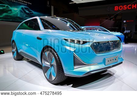 Great Wall Motors Wey-x Electric Concept Car At The Frankfurt Iaa Motor Show. Germany - September 10