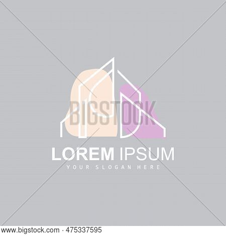 House Logo, Building Furniture Design, Construction Vector, Property Brand Icon, Real Estate, Housin