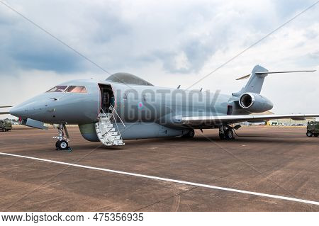 Raytheon Bombardier Sentinel R1 Airborne Battlefield And Ground Surveillance Aircraft Of The Royal A