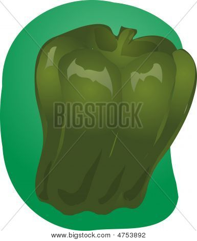 Peberfrugt Illustration
