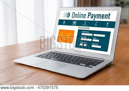 Online Payment Platform For Modish Money Transfer On The Internet Netowrk