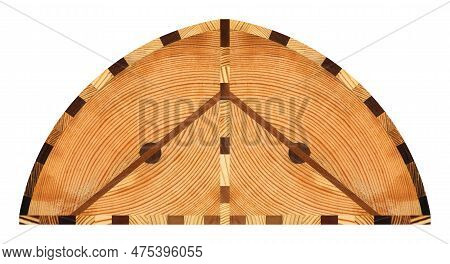 Wooden Marquetry, Patterns Created From The Combination Of Different Woods, Wooden Floor, Parquet, C