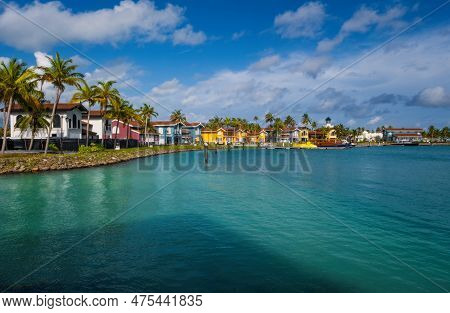 Crossroads Maldives: Marina In Local Island Port. Territory Of Hotels Saii Lagoon And Hard Rock. Jul