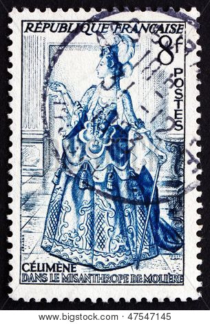 Postage Stamp France 1953 Celimene From The Misanthrope