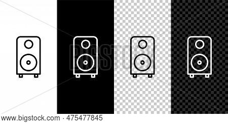 Isometric Stereo Speaker Icon Isolated On Grey Background. Sound System Speakers. Music Icon. Musica