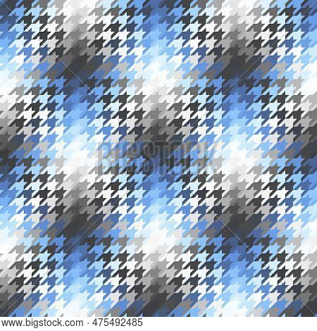 Diagonal Plaid Pattern. Moire Overlapping Effect. Vector Seamless Image.