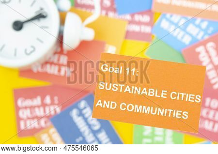 Goal 10 : Sustainable Cities And Commuities. The Sdgs 17 Development Goals Environment. Environment 