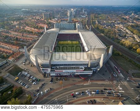 Eindhoven, Netherlands - September 19, 2017: Eindhoven Psv Philips Football Stadium. Netherlands.