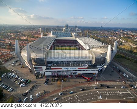 Eindhoven, Netherlands - September 19, 2017: Eindhoven Psv Philips Football Stadium. Netherlands.