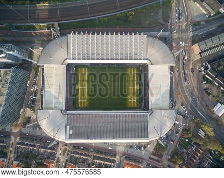Eindhoven, Netherlands - September 19, 2017: Eindhoven Psv Philips Football Stadium. Netherlands.