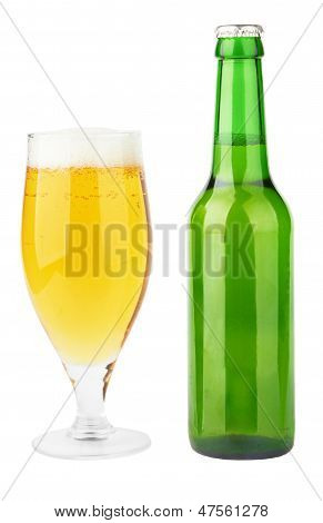 Bottle And Glass