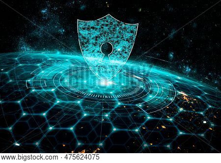 Cyber Security Technology And Online Data Protection In Innovative Perception . Concept Of Technolog