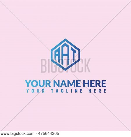 Aat Letter Logo Or Aat Text Logo And Aat Word Logo Design.