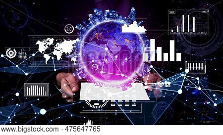 5g Communication Technology Wireless Internet Network For Global Business Growth, Social Media, Digi