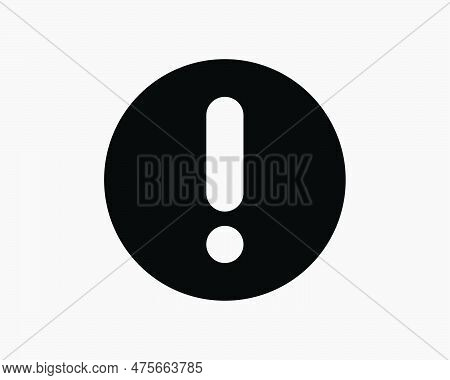 Error Round Icon. Vector & Photo (Free Trial) | Bigstock