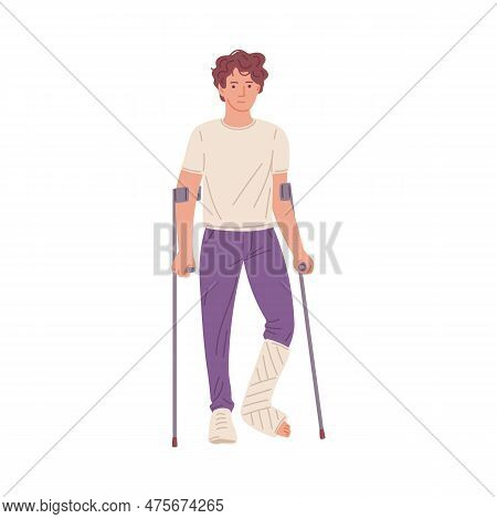 Broken Leg Cast Images, Illustrations & Vectors (Free) - Bigstock