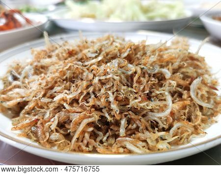 Dried Little Whitebait And Little Shrimp, A Kind Of Tasty Sea Food, It's Really Chewy,