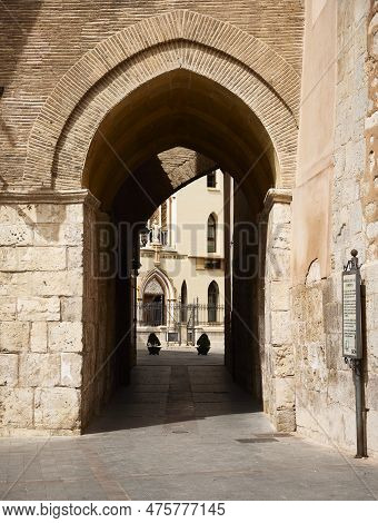 Teruel (spain), September 9, 2022. Teruel Cathedral. The Cathedral Of Santa María De Mediavilla De T